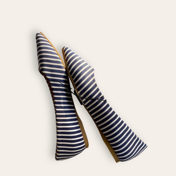 NWT, Lane Bryant Navy and White Striped Flat, Size 12W - Picture 5 of 8